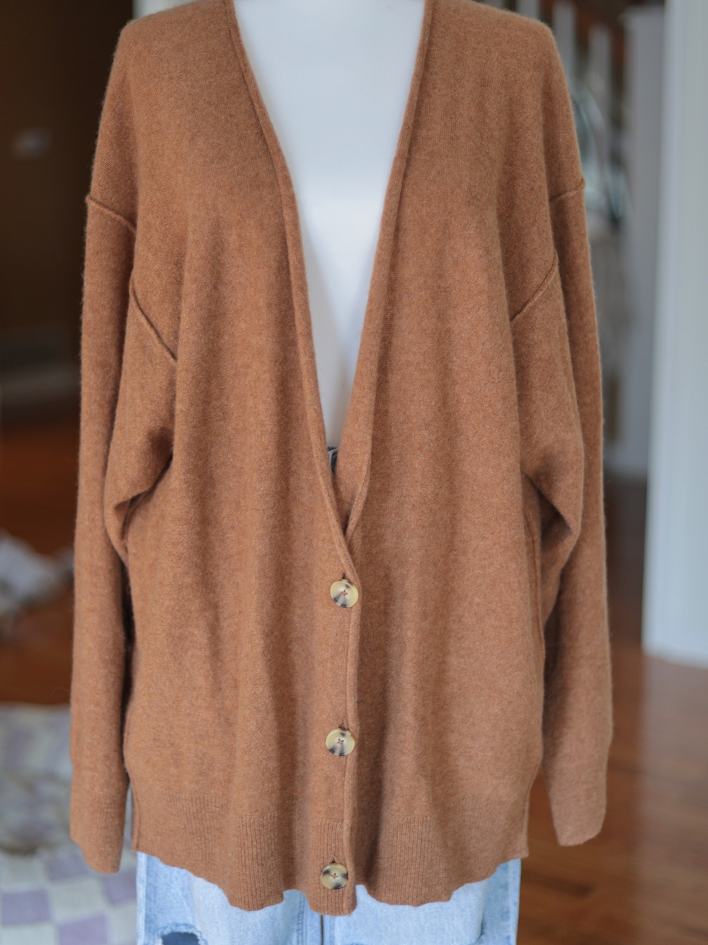 ✨ Free People 100% Cashmere Oversized Cardigan Sweater ✨